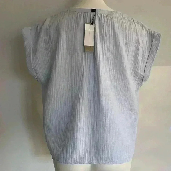 Banana Republic Gauze Button-Front Tee - Picture 8 of 13